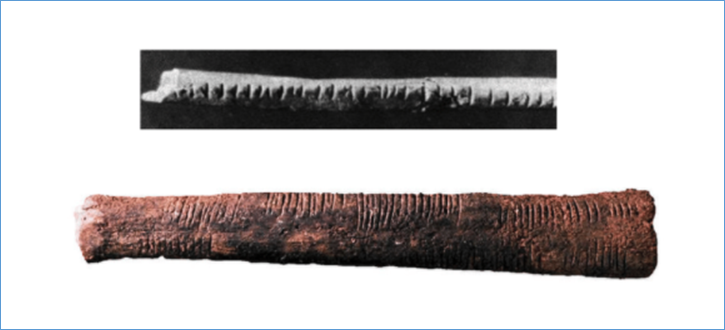 The Lebombo Bone, Oldest Known Mathematical Artifact : History of  Information